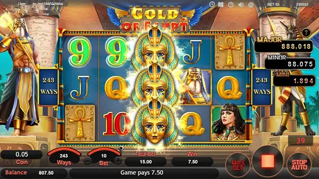 Gold Of Egypt ภาพเกม 1