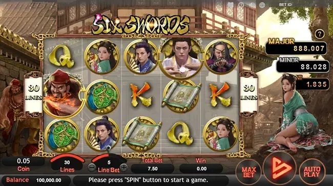Six Swords ภาพเกม 1
