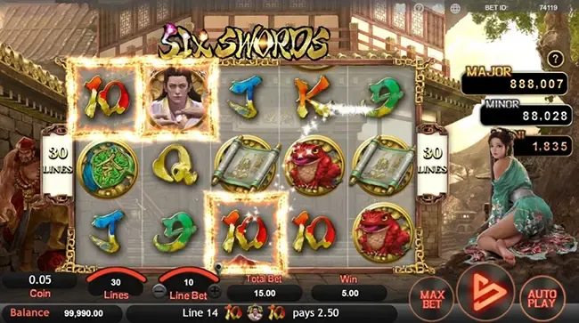 Six Swords ภาพเกม 2