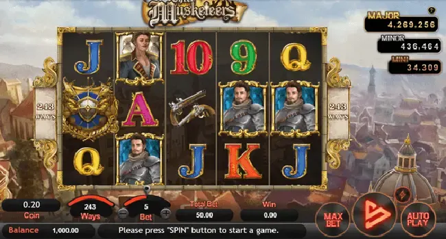 Three Musketeers ภาพเกม 4