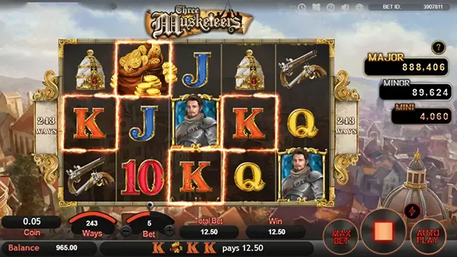 Three Musketeers ภาพเกม 3