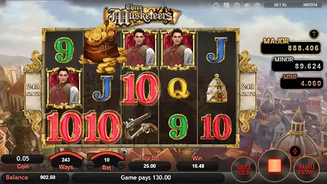 Three Musketeers ภาพเกม 1