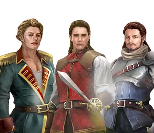 โลโก้ Three Musketeers